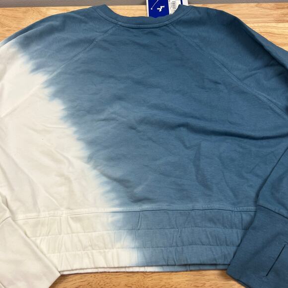 JoyLab Women's Blue Tie-Dye Long Sleeve Pullover Sweatshirt - Size Small - NWT - Picture 7 of 7